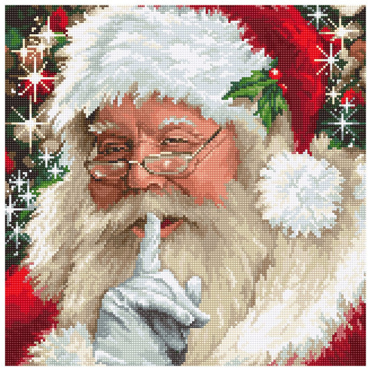 11ct Stamped Cross Stitch Santa Claus (48*48cm)