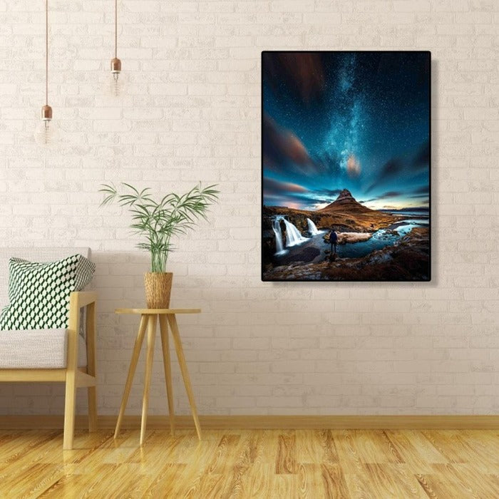 Natural Scenery Hand Painted Canvas Oil Art Picture Craft