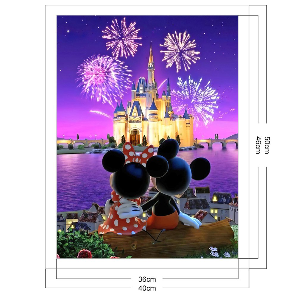 11CT Stamped Cross Stitch - Mickey Mouse(40*50CM)