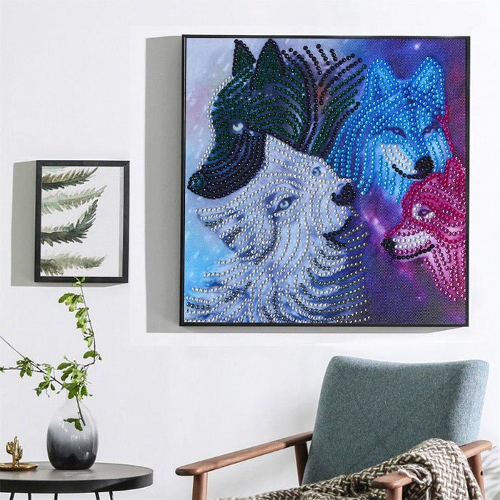 Horse 5D DIY Special Shaped Diamond Painting Kit Home Decor