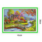 14ct Stamped Cross Stitch - Countryside House (41*30cm)