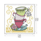14ct Stamped Cross Stitch - Teacup(15*14cm) A