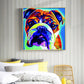 Diamond Painting - Full Round - Colorful Dog B