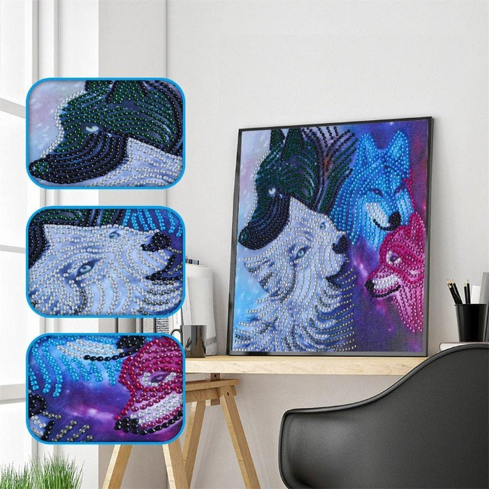 Horse 5D DIY Special Shaped Diamond Painting Kit Home Decor