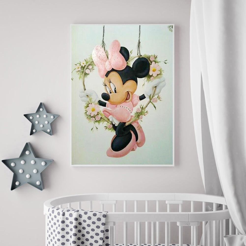 DIY Minnie Mouse Full Drill Beads Art