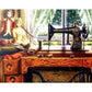 Paint By Number Oil Painting Sewing Machine(50*40cm)
