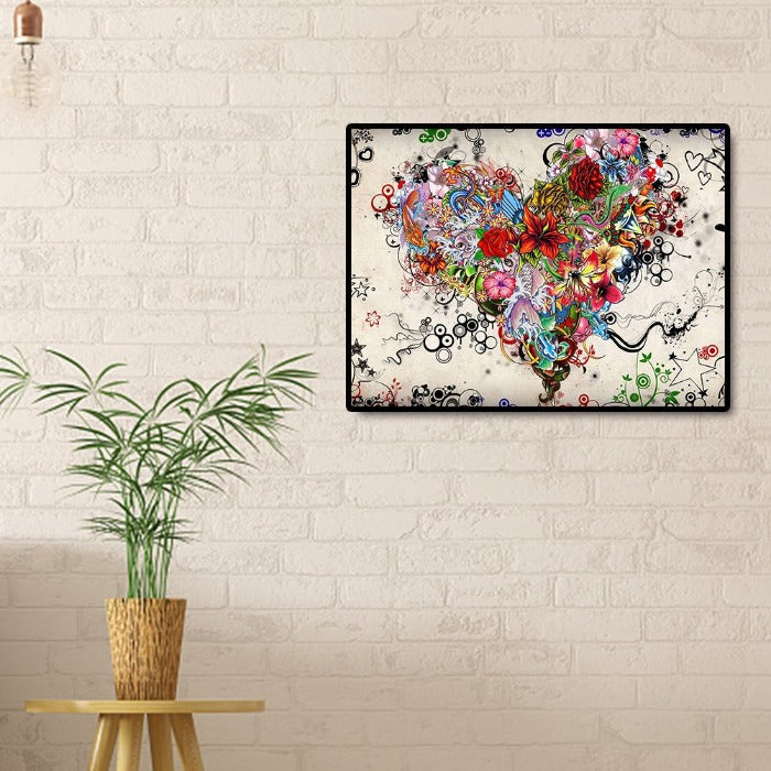 Oil Coloring Drawing Decorative Picture Living Room Wall Art