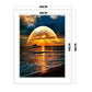 11ct Stamped Cross Stitch - Sunset In The Sea(40*50cm)