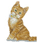 14ct Stamped Cross Stitch Cat (17*21cm)