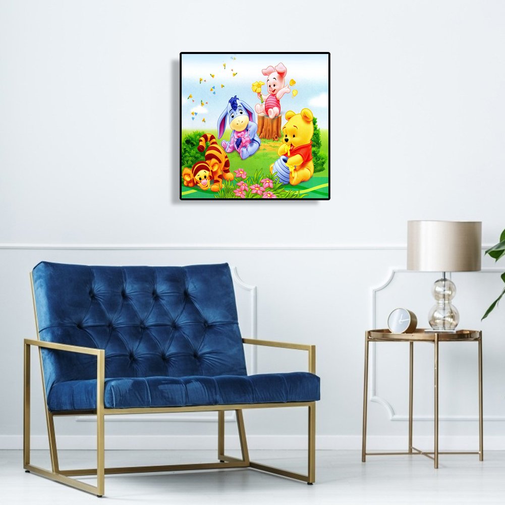 Winnie The Pooh And Friends 5D Diamond Painting Art
