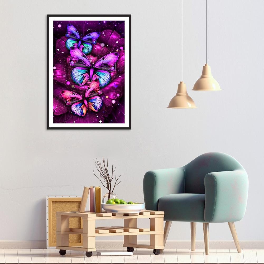 Diamond Painting - Full Round - Butterfly N