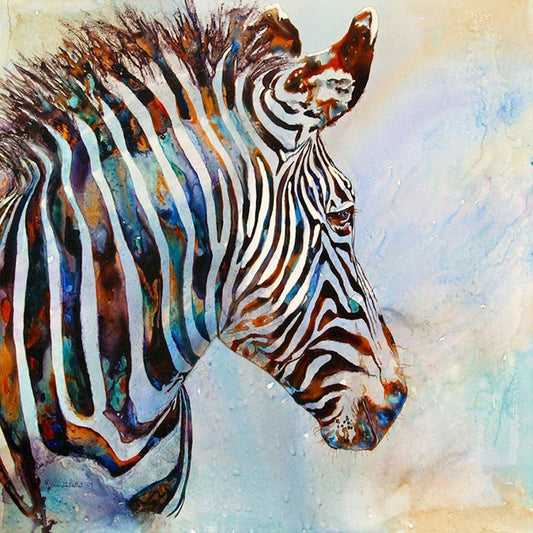 Diamond Painting - Full Round - Zebra