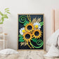 Diamond Painting - Full Round -Sunflower