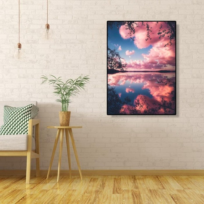 Painting By Numbers Kit Color Cloud Oil Art Picture Craft Home Wall Decor