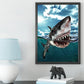 Diamond Painting - Full Round - Swimming Shark