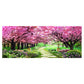 11ct Stamped Cross Stitch Cherry Blossom Garden Quilting Fabric (149*66cm)