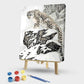 Pintar por número - pintura a óleo - leopardo da neve (40*50cm)