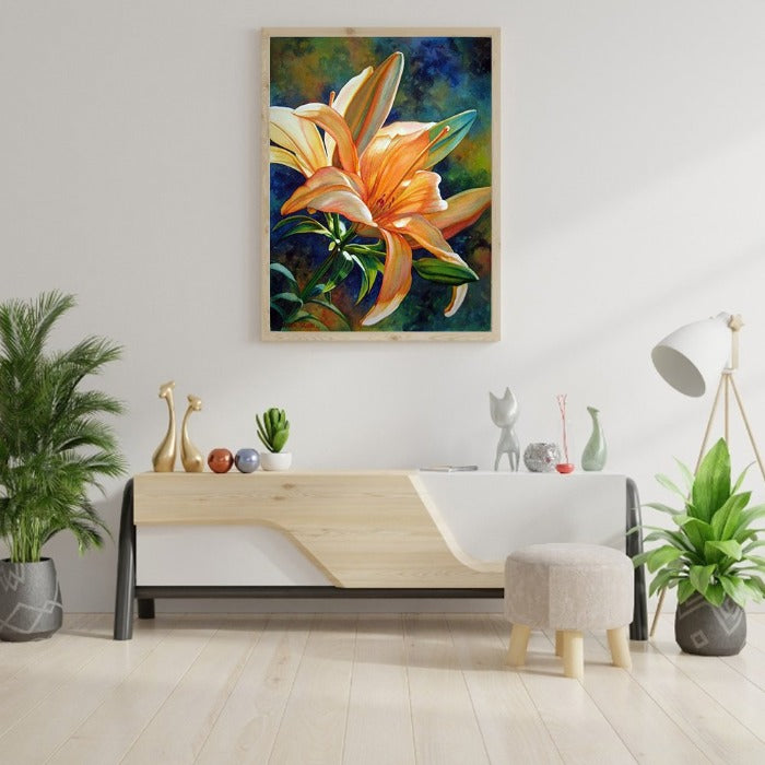 Special Flower 40x50cm Oil Paint By Numbers Picture DIY Painting