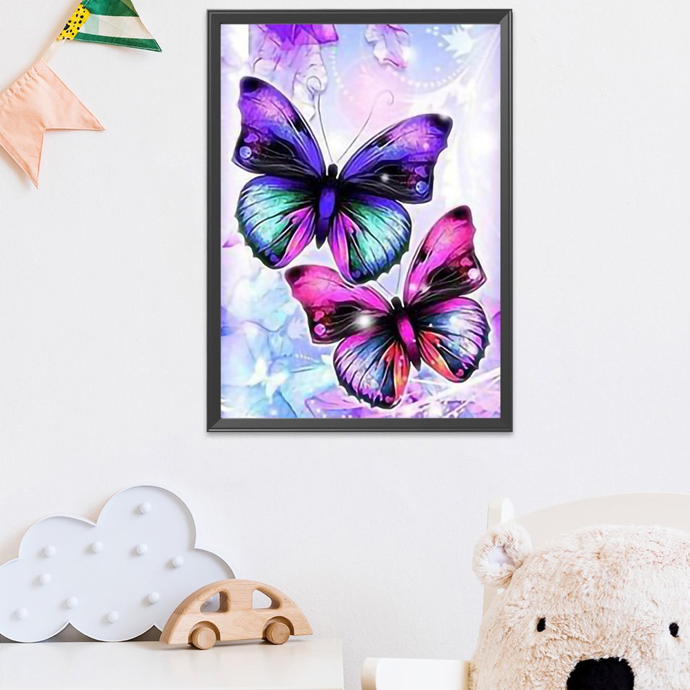 11ct Stamped Cross Stitch - Butterfly (40*50cm) F