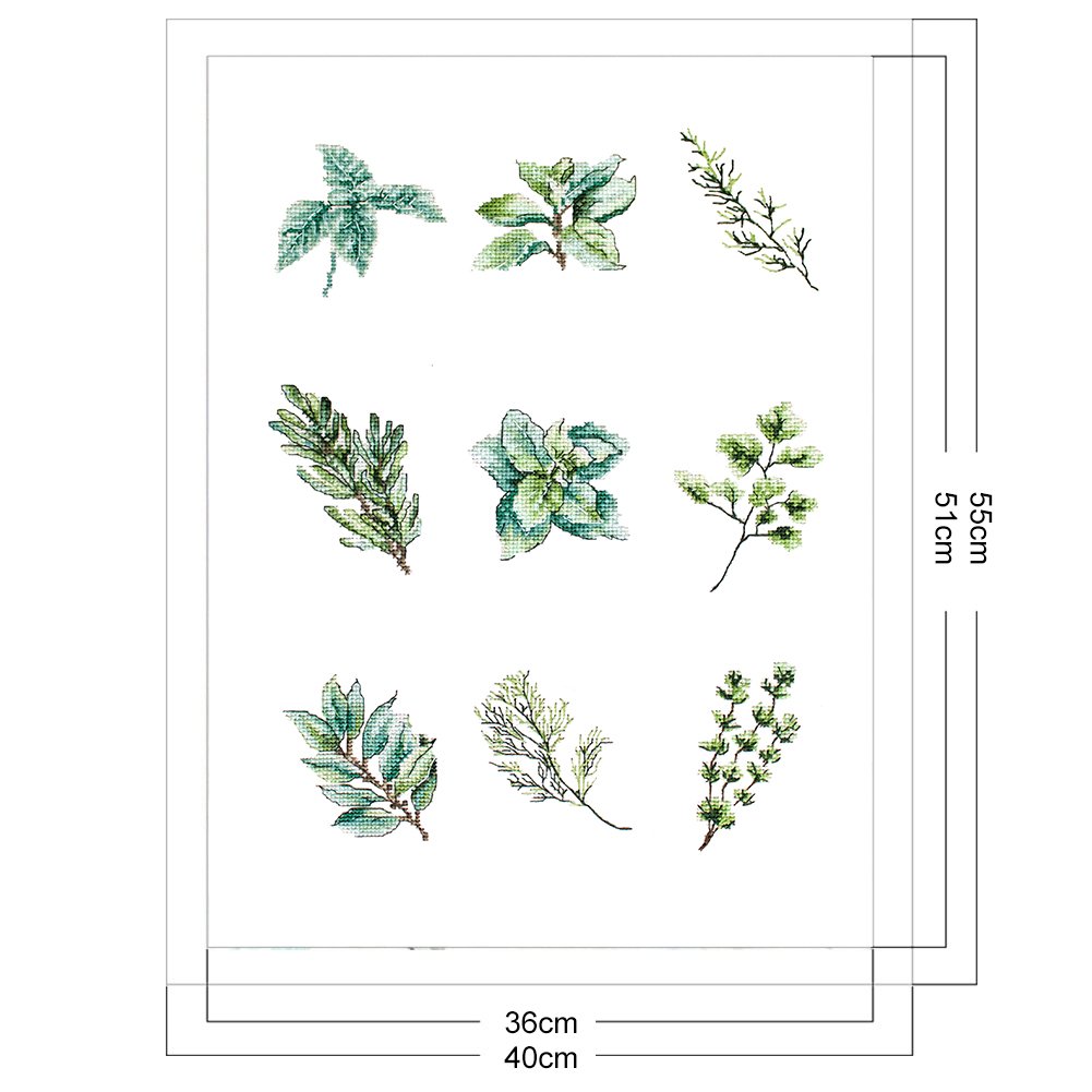 11ct Stamped Cross Stitch - Herb (40*55cm)