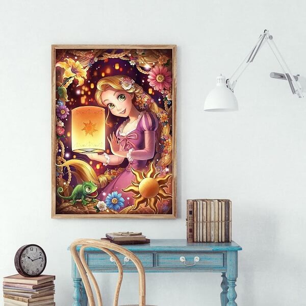 Rapunzel Framed high quality 5D Diamond Painting