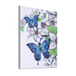 diamond painting kit special shaped bule butterfly