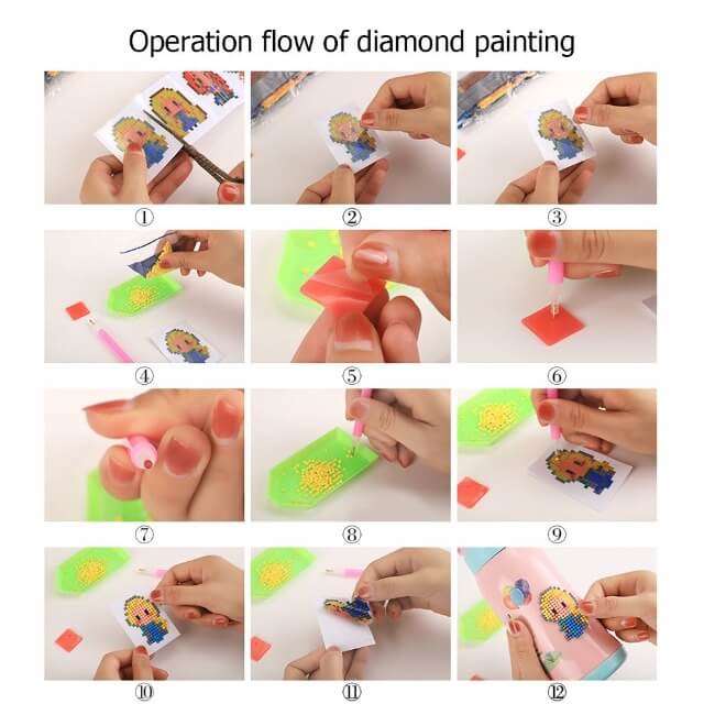 diy diamond painting step by step