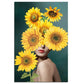 Diamond Painting - Full Round / Square - Sunflower Woman