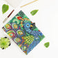 diy notebook with diamond painting peafowl cover