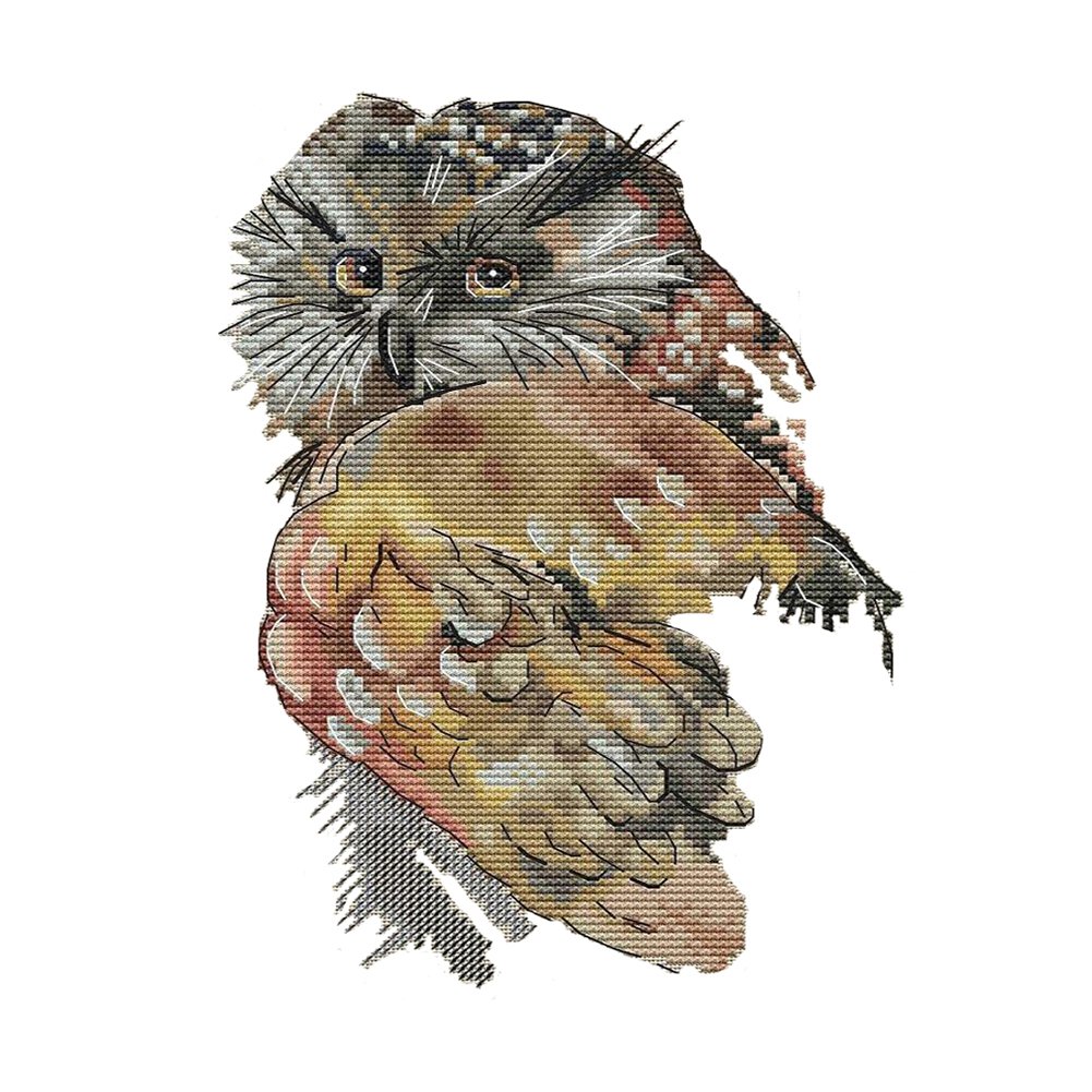 11ct Stamped Cross Stitch Owl (40*50cm)