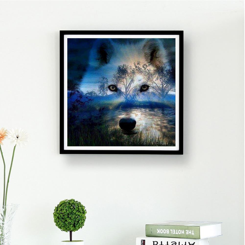 Diamond Painting - Full Round - Wolf Forest