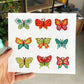 DIY Full Drill Round Butterfly Diamond Painting Children Cartoon Stickers