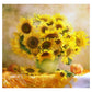 11ct Stamped Cross Stitch Sunflowers(50*50cm)