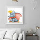 Diamond Painting - Full Round - Cartoon Elephant