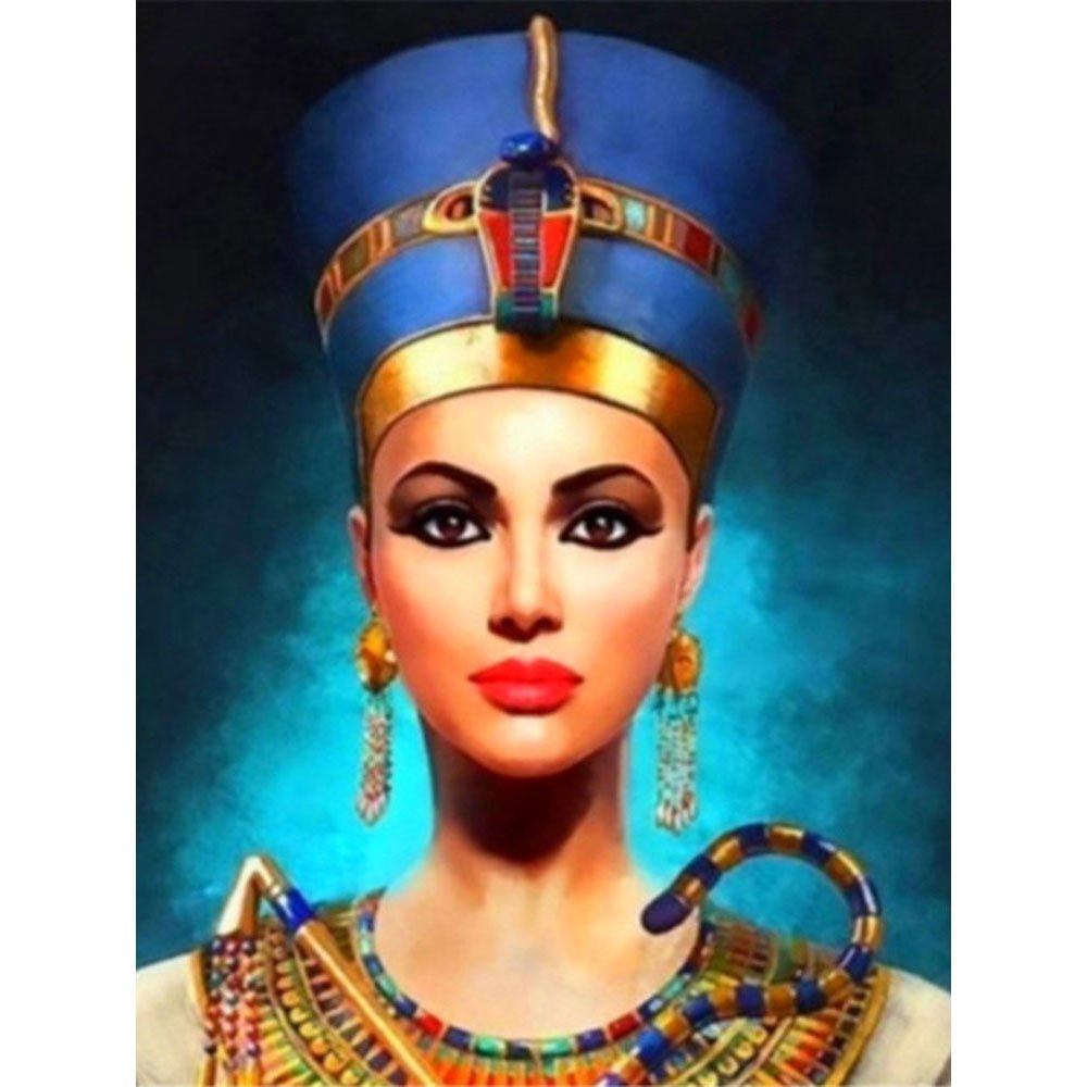 Egyptian Queen full round square diamond art