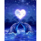 5D Diamond Painting Kit Dolphin love