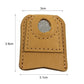 Leather Coin Thimble Handmade Embroidery Craft Sewing Tools