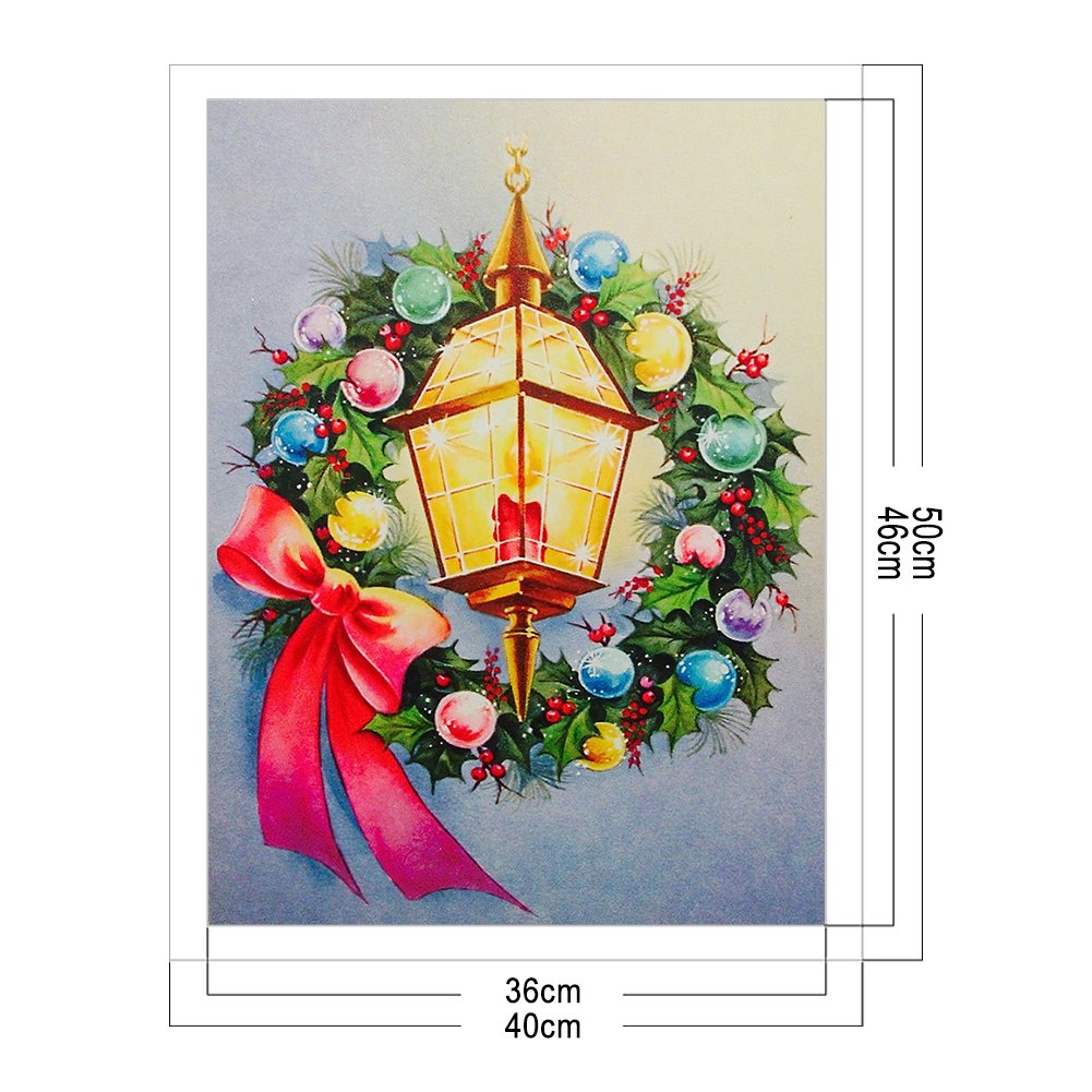 11ct Stamped Cross Stitch - Wreath (40*50cm)