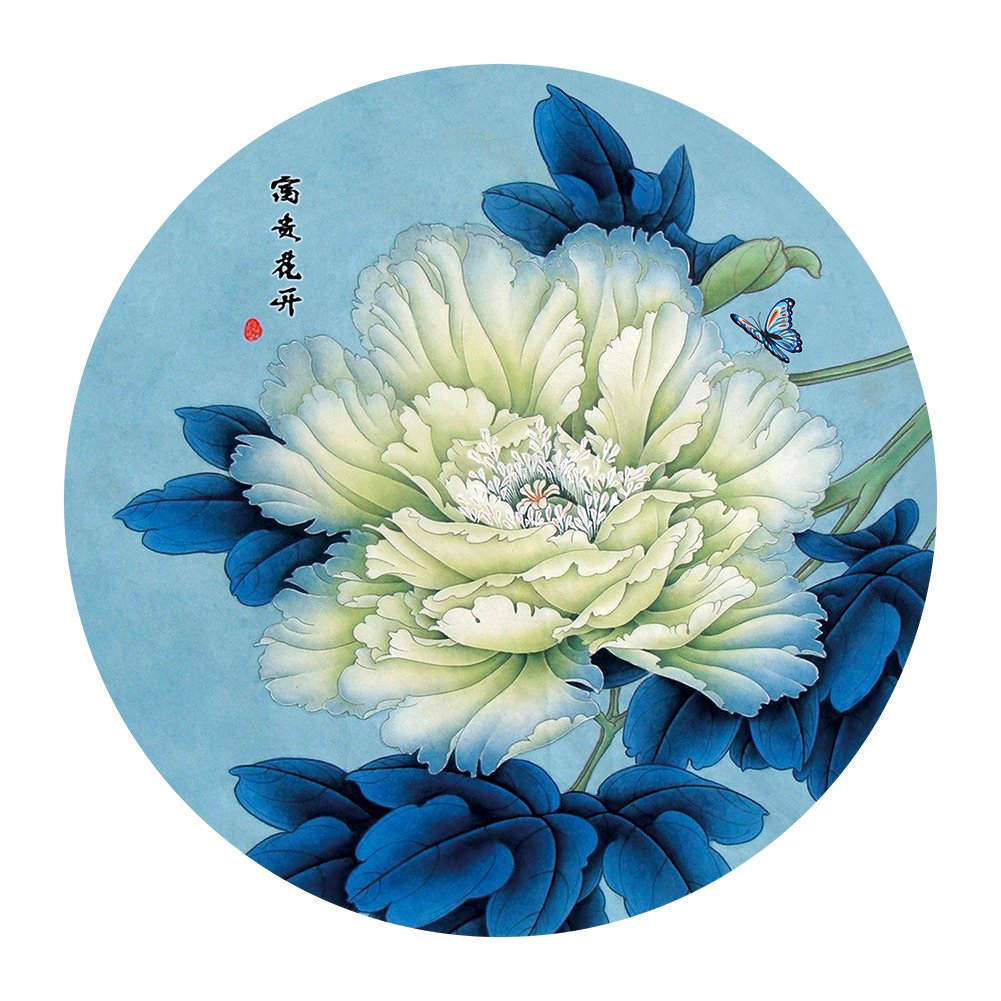 11ct Stamped Cross Stitch Peony(50*50cm)