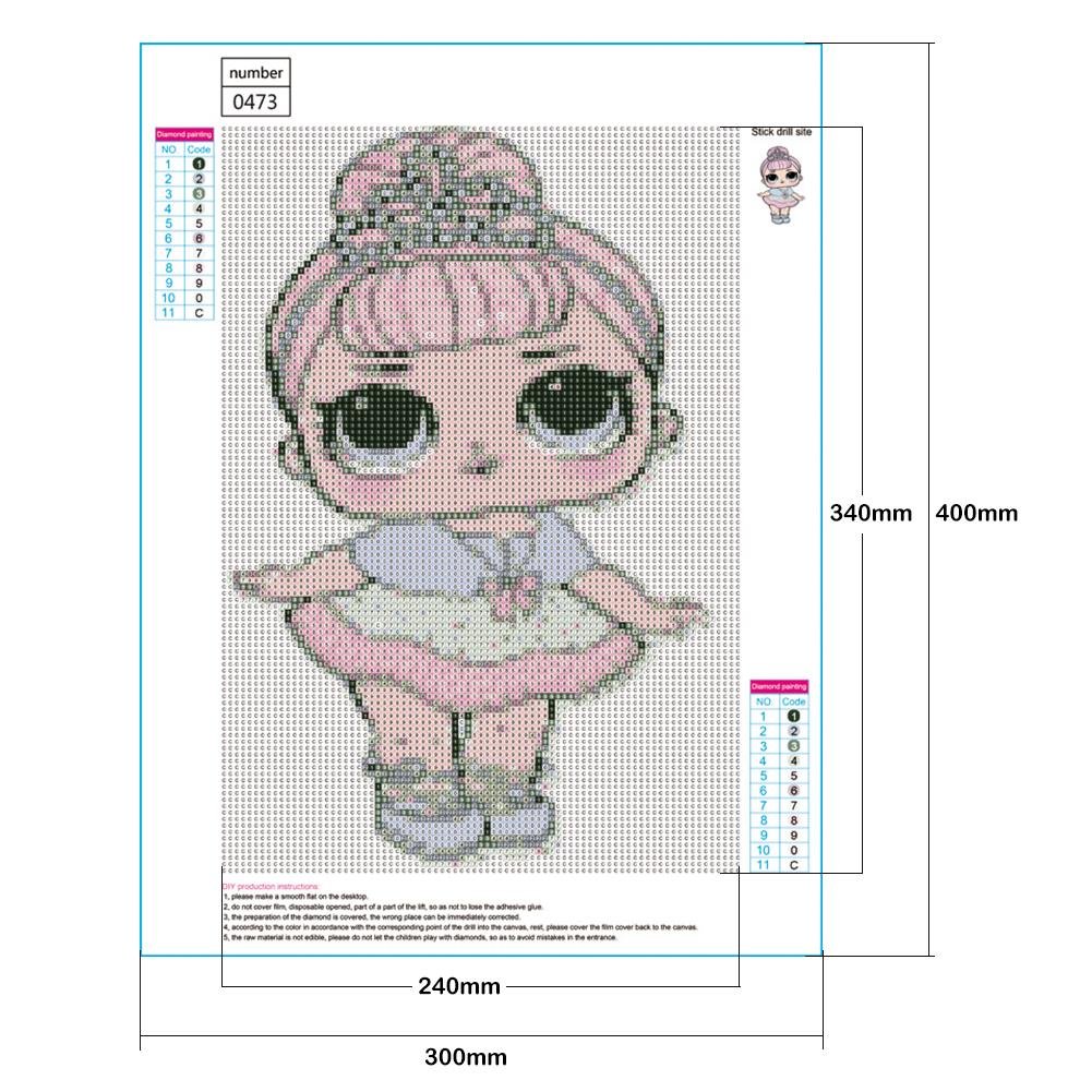 Lol doll 2024 diamond painting