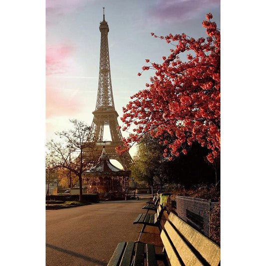 Diamond Painting - Partial Round - Paris Tower Path