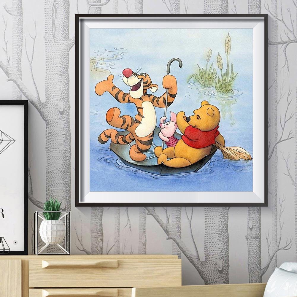 Tigger Piglet And Winnie The Pooh Diamond Embroidery Kit