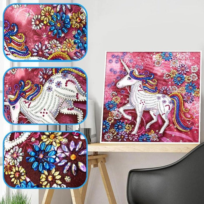 Diamond Painting perfect decoration Crystal Rhinestone White Horse