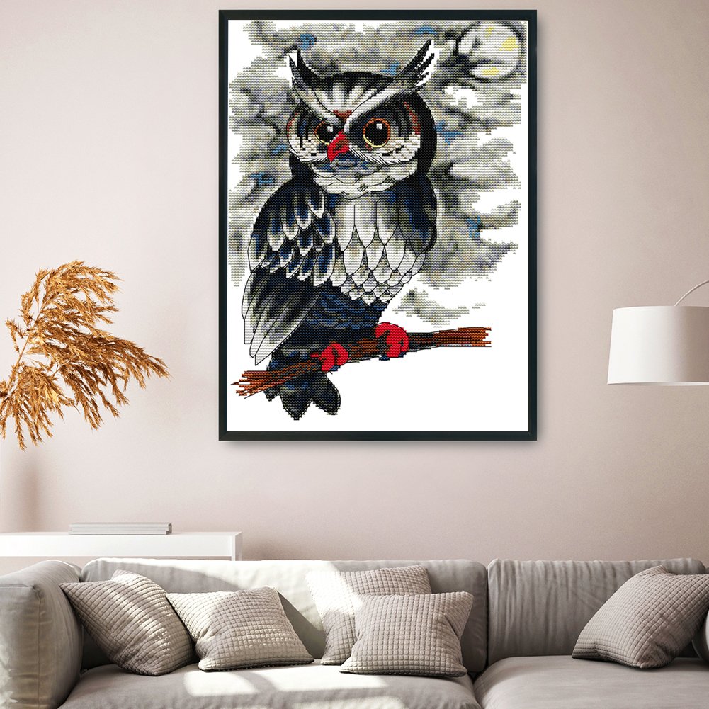 14ct Stamped Cross Stitch - Owl (34*27cm)