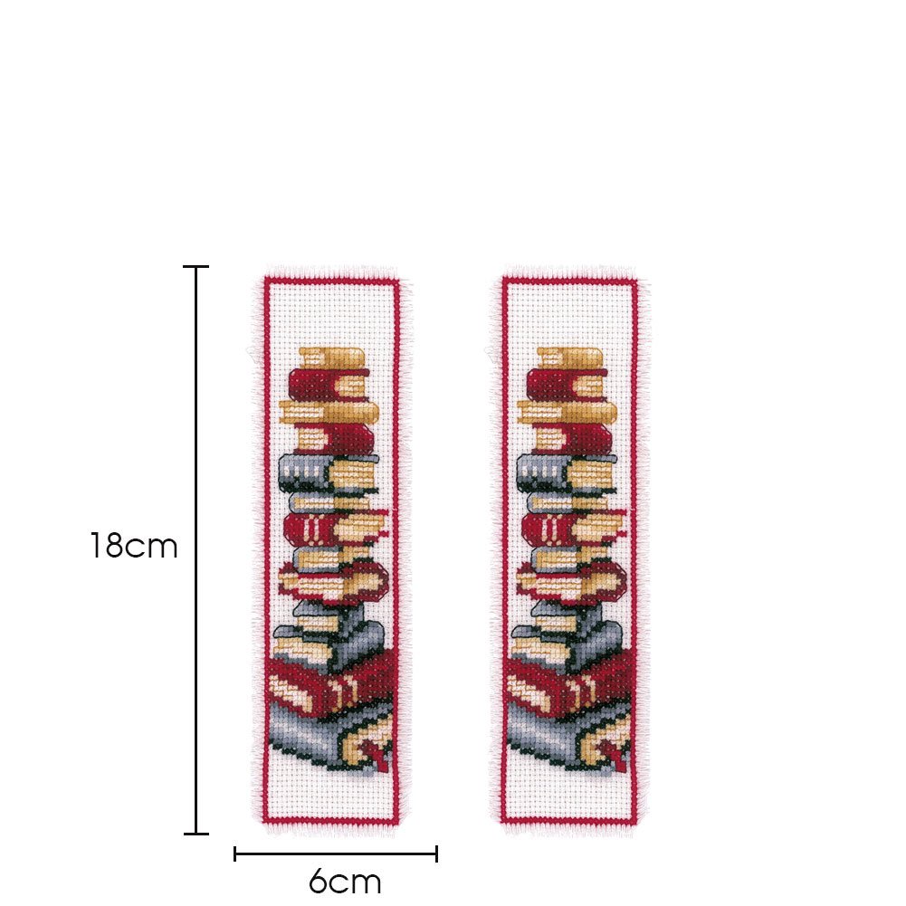 14CT Counted Cross Stitch Bookmark Books(18*6CM)