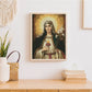 11CT Stamped Cross Stitch - Mary Heart(53*68cm)
