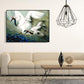 Flying Crane Canvas Acrylic Picture Living Room Decoration