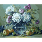 DIY European Flowers Hand Painted Canvas Oil Art Picture Craft Home Wall