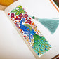 2pcs 5D Special Shape Diamond Painting Bookmark Mosaic Leather Page Marker