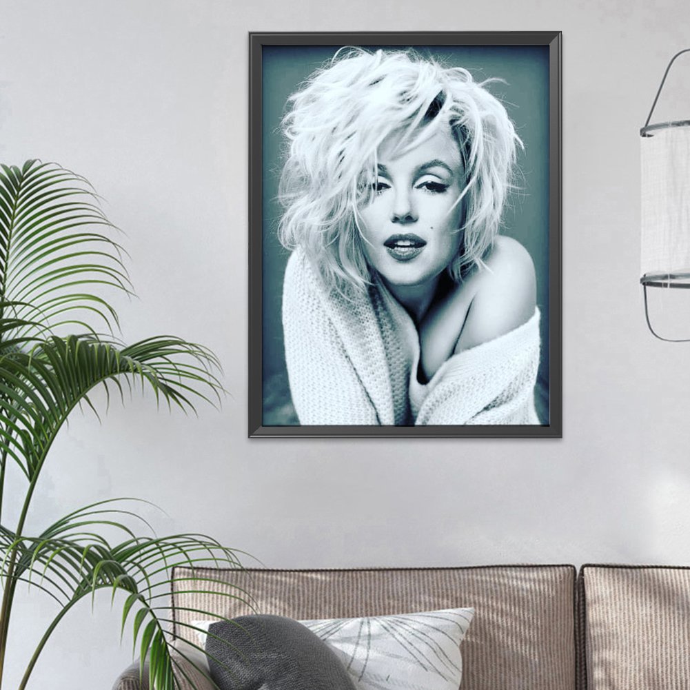 Punto de Cruz Estampado 11ct - Marilyn Monroe(40*50cm)